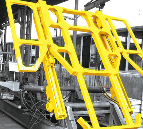 Extensión hacia adelante de techo plano con soporte de volteo lateral manual Extensión hacia adelante de techo plano con soporte de volteo lateral manual