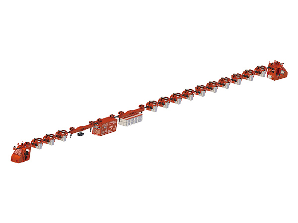 One-to-One Type Flameproof Battery-Powered Monorail Crane