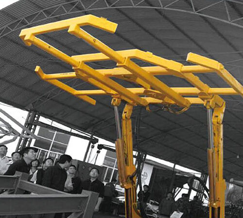 Flat Roof Forward Extension with Hydraulic Side Extension Support Flat Roof Forward Extension with Hydraulic Side Extension Support